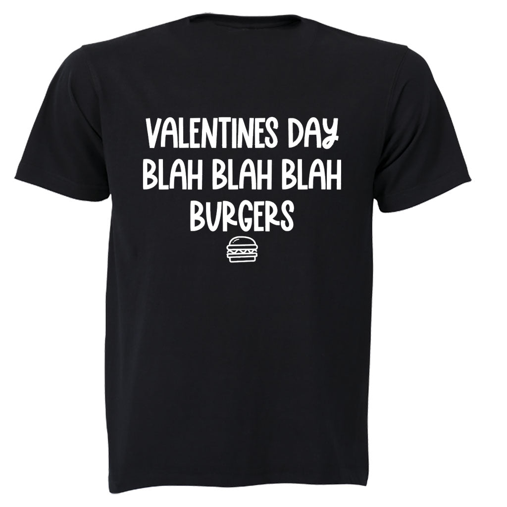 Valentine s Day - Burgers - Adults - T-Shirt - BuyAbility South Africa