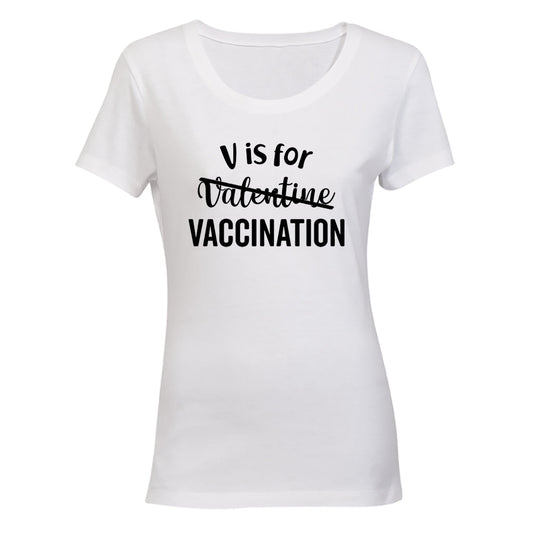 V is For - Valentine - Ladies - T-Shirt - BuyAbility South Africa