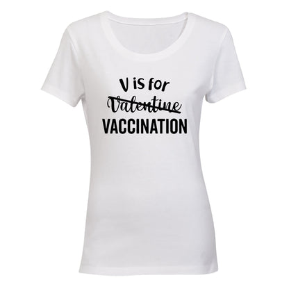 V is For - Valentine - Ladies - T-Shirt - BuyAbility South Africa