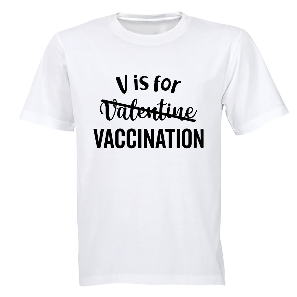 V is For - Valentine - Adults - T-Shirt - BuyAbility South Africa
