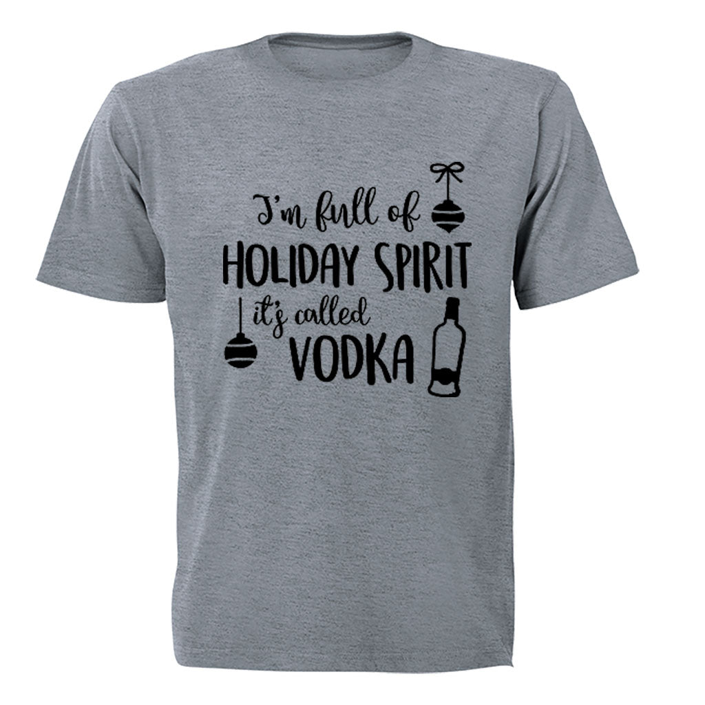 Vodka - Christmas Spirit - Adults - T-Shirt - BuyAbility South Africa