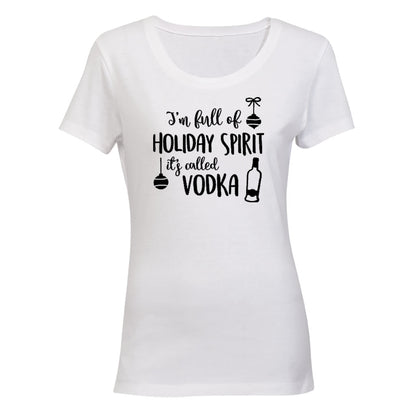 Vodka - Christmas Spirit - Ladies - T-Shirt - BuyAbility South Africa