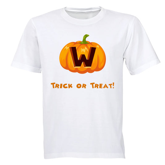 W - Halloween Pumpkin - Kids T-Shirt - BuyAbility South Africa