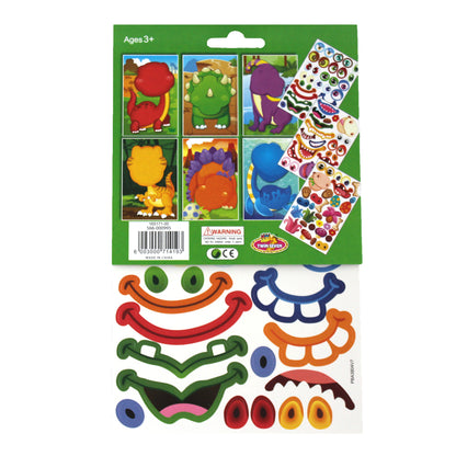 Wacky Dinos - Funny Face Stickers