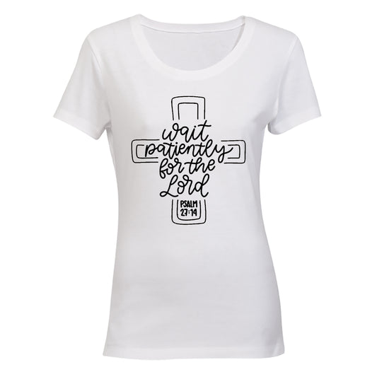 Wait Patiently For The Lord - Ladies - T-Shirt - BuyAbility South Africa