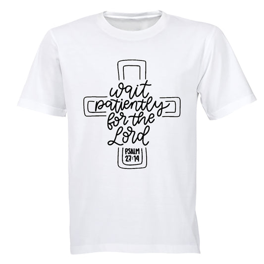 Wait Patiently For The Lord - Adults - T-Shirt - BuyAbility South Africa