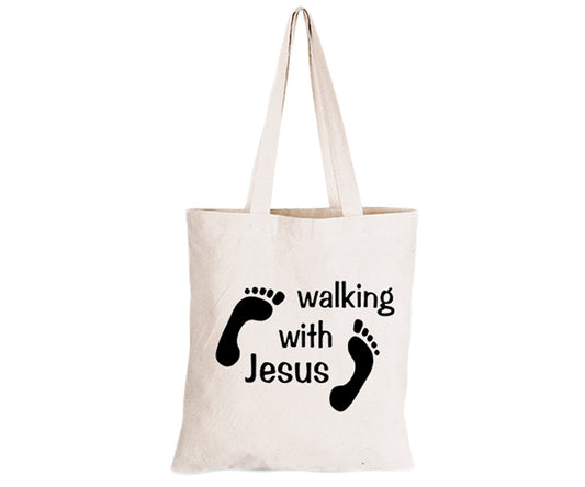 Walking with Jesus - Eco-Cotton Natural Fibre Bag - BuyAbility South Africa
