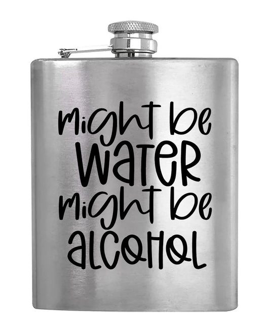 Water or Alcohol - Hip Flask