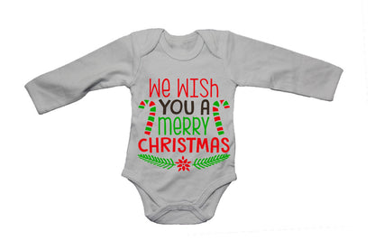 We Wish You a Merry Christmas - Colourful - Baby Grow - BuyAbility South Africa
