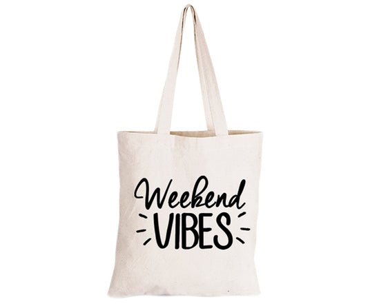 Weekend Vibes - Eco-Cotton Natural Fibre Bag - BuyAbility South Africa