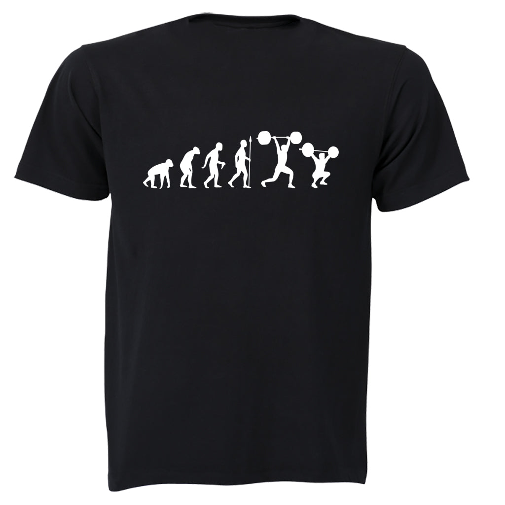 Weightlifting Evolution - Adults - T-Shirt - BuyAbility South Africa