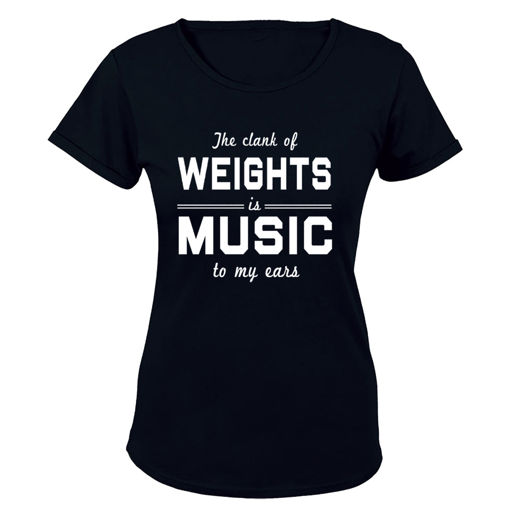 Weights Is Music - Ladies - T-Shirt - BuyAbility South Africa