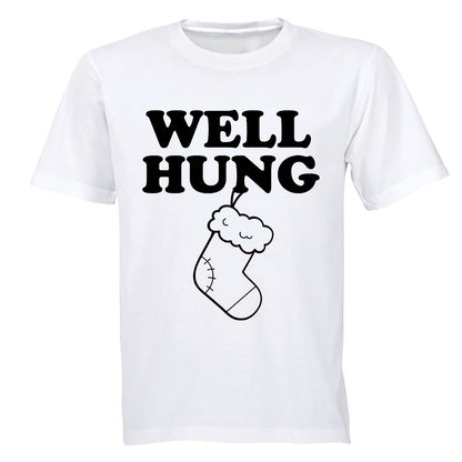 Well Hung Christmas Stocking - Adults - T-Shirt - BuyAbility South Africa