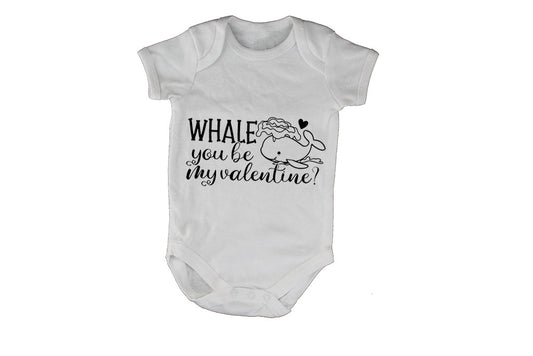 Whale You Be My VALENTINE - Baby Grow - BuyAbility South Africa