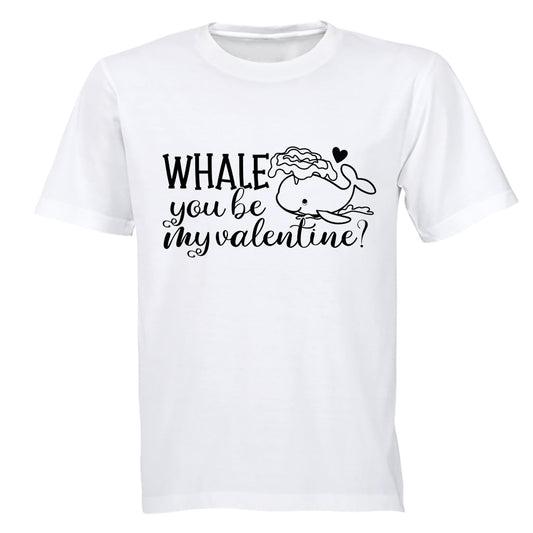 Whale You Be My VALENTINE - Kids T-Shirt - BuyAbility South Africa