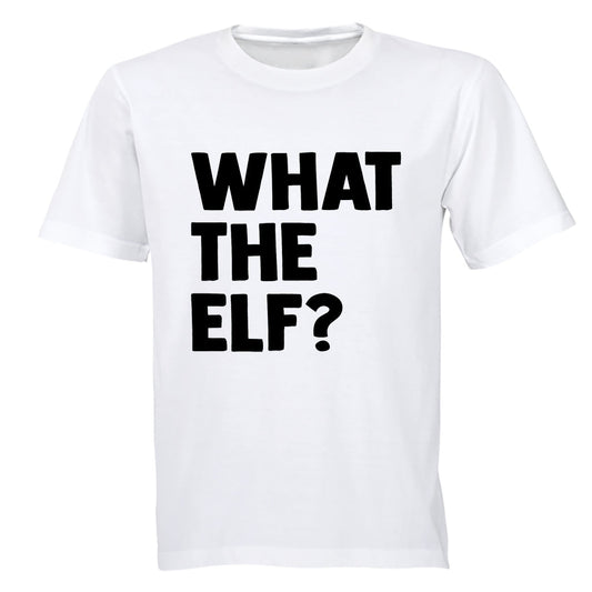 What The Elf - Bold - Christmas - Adults - T-Shirt - BuyAbility South Africa