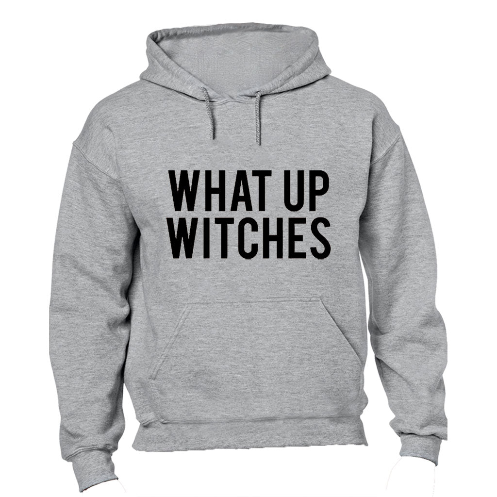 What Up Witches - Halloween - Hoodie - BuyAbility South Africa