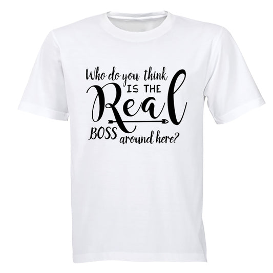 Who Do You Think The Real Boss Is? - Kids T-Shirt - BuyAbility South Africa