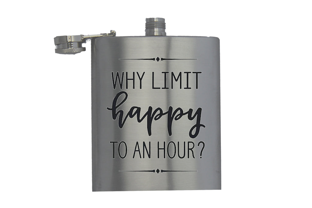 Why Limit Happy to an Hour? - Hip Flask - BuyAbility South Africa