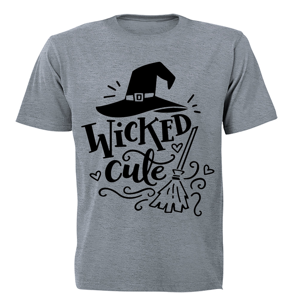 Wicked Cute - Witch - Halloween - Kids T-Shirt - BuyAbility South Africa