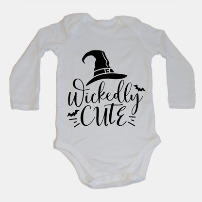 Wickedly Cute - Hat - Halloween - Baby Grow