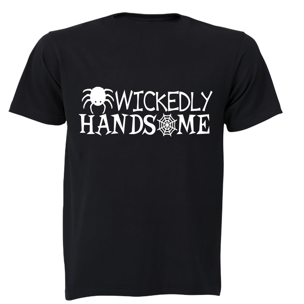 Wickedly Handsome - Halloween - Adults - T-Shirt - BuyAbility South Africa