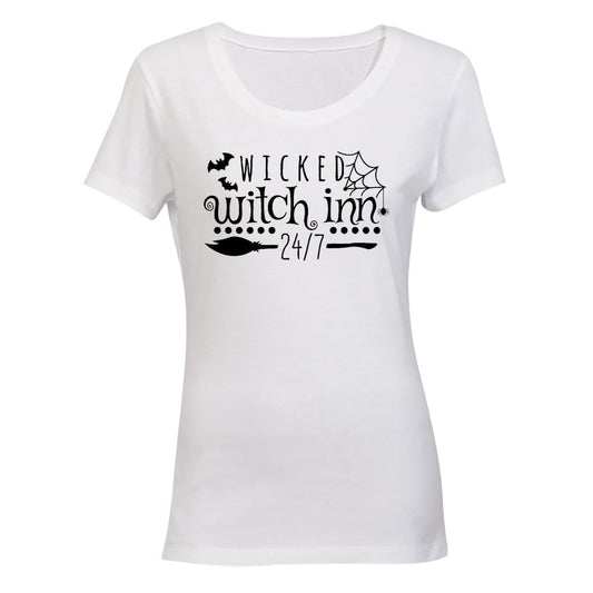 Wicked Witch Inn - Halloween - Ladies - T-Shirt - BuyAbility South Africa