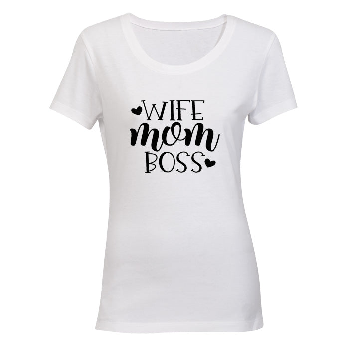 Wife. Mom. Boss - Ladies - T-Shirt - BuyAbility South Africa