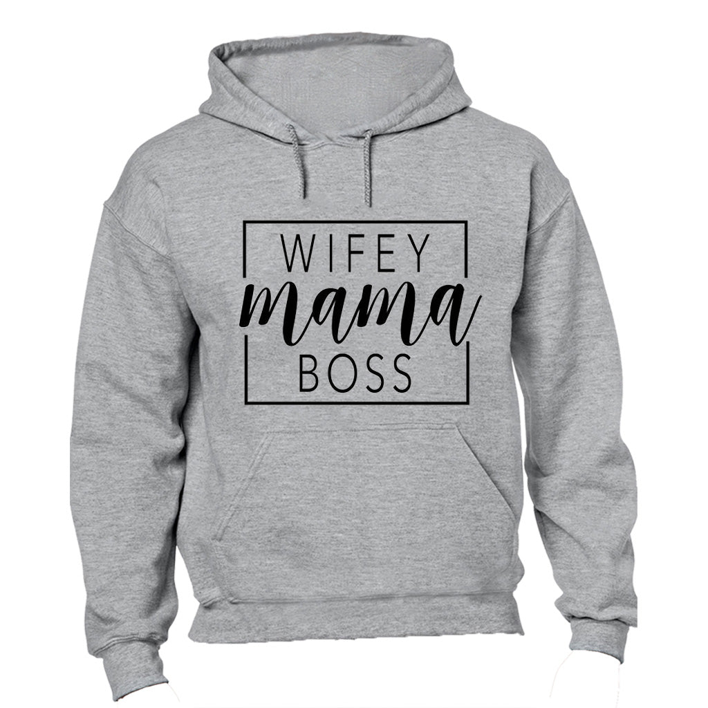 Wifey. Mama. Boss - Hoodie - BuyAbility South Africa