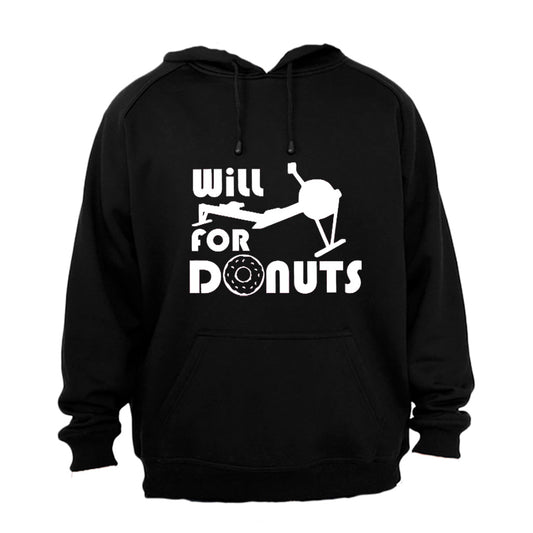 Will ROW for Donuts - Hoodie - BuyAbility South Africa
