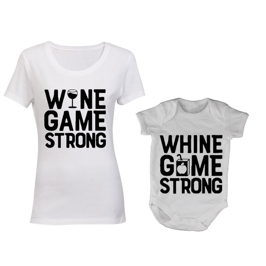 Wine / Whine Game Strong - Mommy | Baby Grow - BuyAbility South Africa