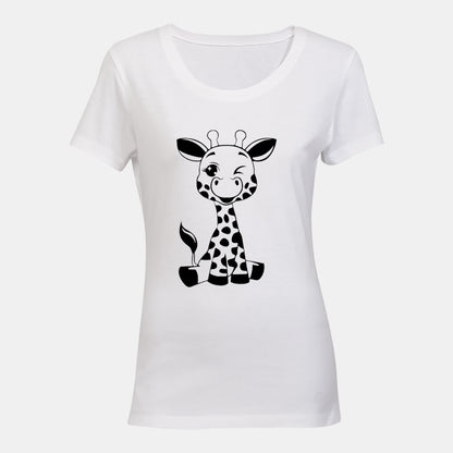 Winking Giraffe - Ladies - T-Shirt - BuyAbility South Africa