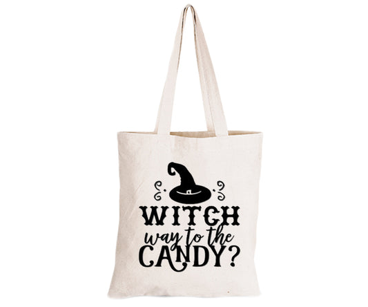 Witch Way to the Candy - Halloween - Eco-Cotton Trick or Treat Bag - BuyAbility South Africa