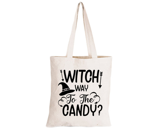 Witch Way to the Candy - Arrows - Halloween - Eco-Cotton Trick or Treat Bag - BuyAbility South Africa