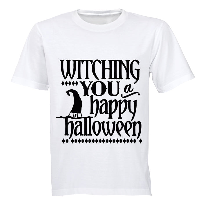 Witching you a Happy Halloween! - Adults - T-Shirt