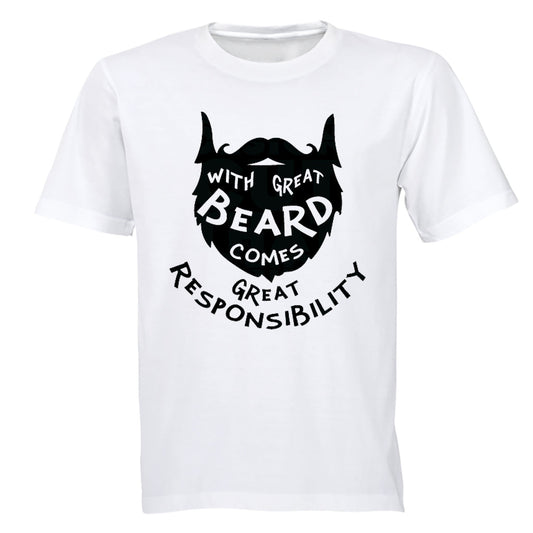 With Great Beard - Adults - T-Shirt - BuyAbility South Africa