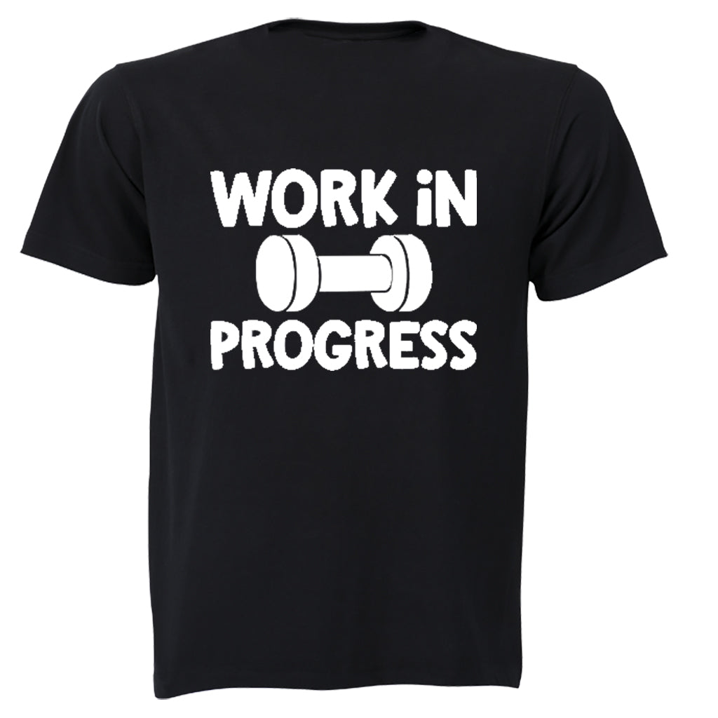 Work In Progress - Gym - Adults - T-Shirt - BuyAbility South Africa