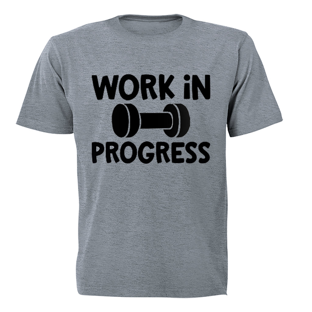 Work In Progress - Gym - Adults - T-Shirt - BuyAbility South Africa