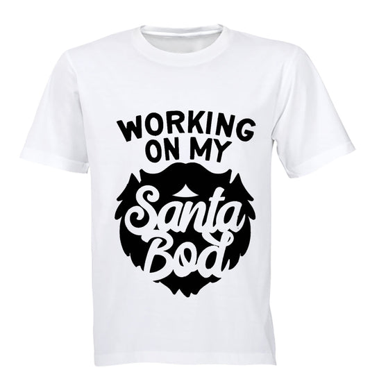 Working on My Santa Bod - Adults - T-Shirt - BuyAbility South Africa
