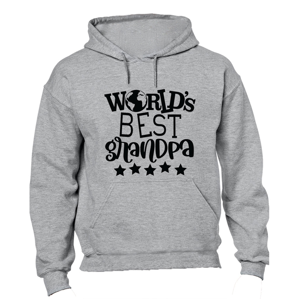 World s Best Grandpa - Stars - Hoodie - BuyAbility South Africa