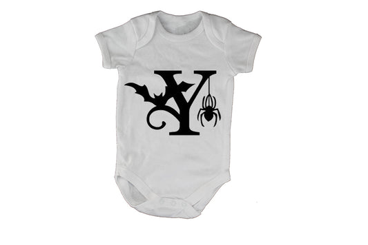 Y - Halloween Spiderweb - Baby Grow - BuyAbility South Africa