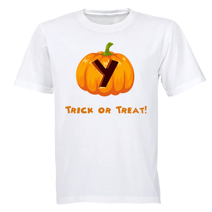 Y - Halloween Pumpkin - Kids T-Shirt - BuyAbility South Africa