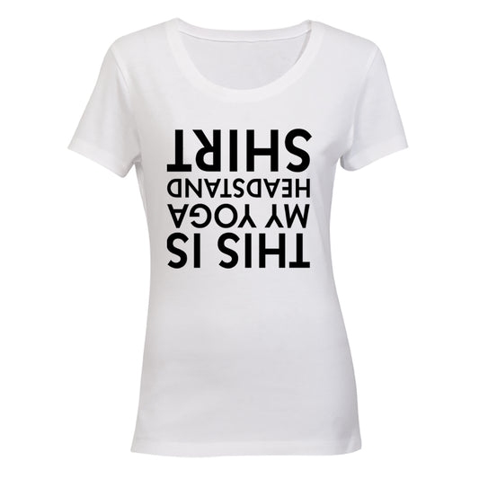 Yoga Headstand Shirt - Ladies - T-Shirt - BuyAbility South Africa
