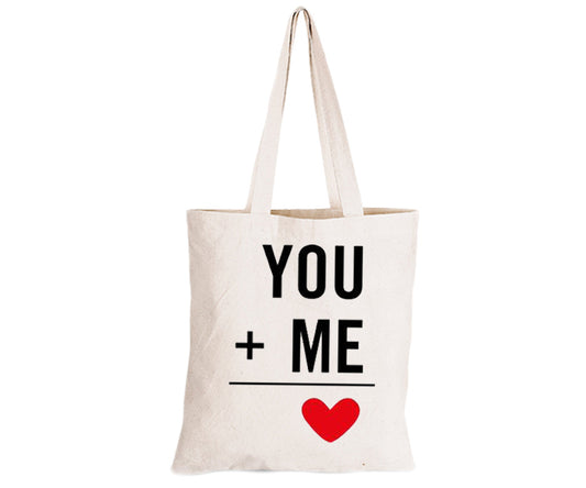 You + Me = Love - Eco-Cotton Natural Fibre Bag - BuyAbility South Africa