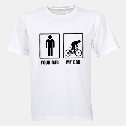 Your Dad vs. My Dad - Cycle - Kids T-Shirt - BuyAbility South Africa