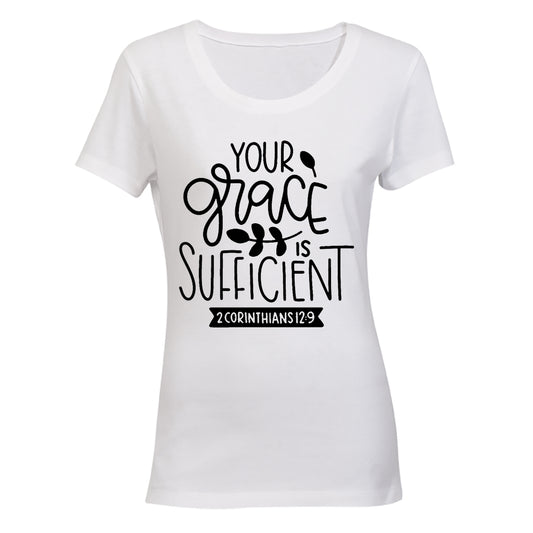 Your Grace Is Sufficient - Ladies - T-Shirt - BuyAbility South Africa