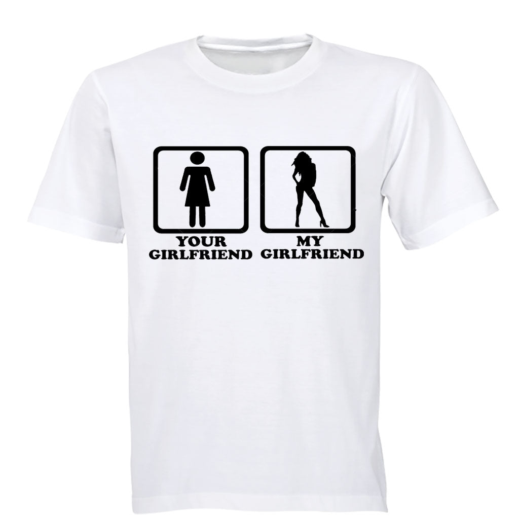 Your Girlfriend vs. My Girlfriend - Adults - T-Shirt - BuyAbility South Africa
