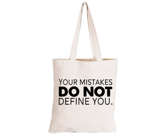 Your Mistakes Do Not Define You - Eco-Cotton Natural Fibre Bag - BuyAbility South Africa