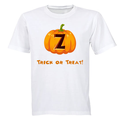 Z - Halloween Pumpkin - Kids T-Shirt - BuyAbility South Africa