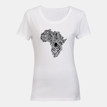 Zebra - Africa - Ladies - T-Shirt - BuyAbility South Africa